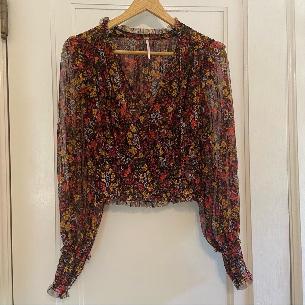 Free People Twyla Cropped blouse - Picture 2 of 5